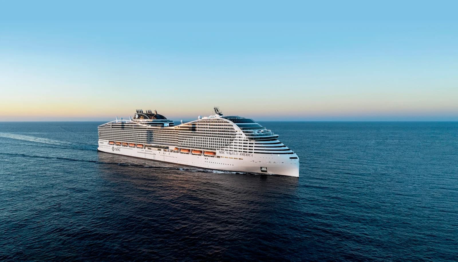 MSC World America — официальный рендер лайнера