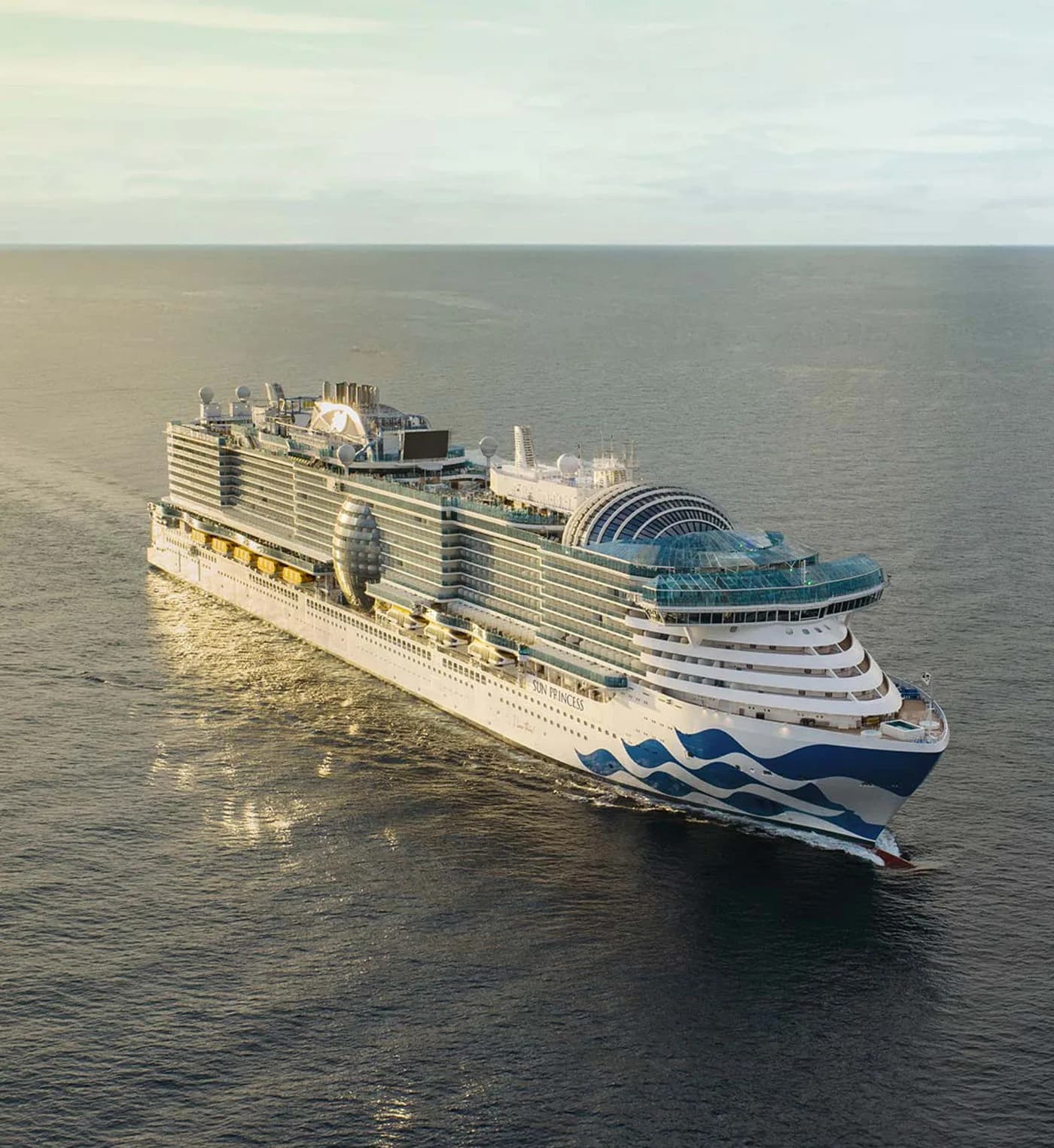 Sun Princess в Эгейском море