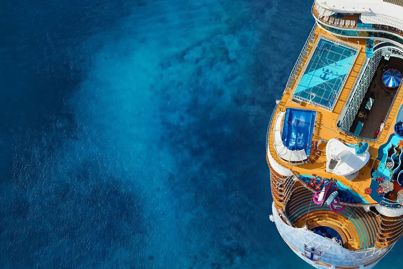 Wonder of the Seas с кормы